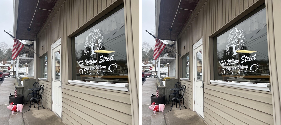 The Willow Street Cafe and Bakery Menu